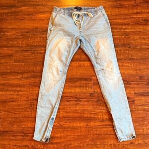 PacSun Denim Blue Joggers